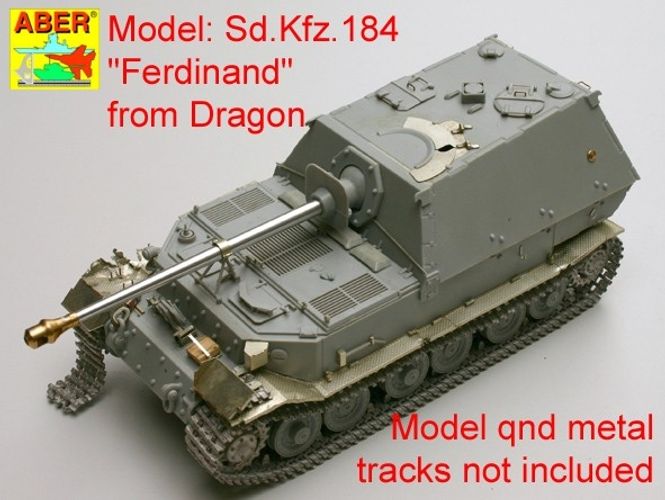 Hovedbilde German 88 mm Pak 43/1 L/71Barrel for Ferdinand & ...