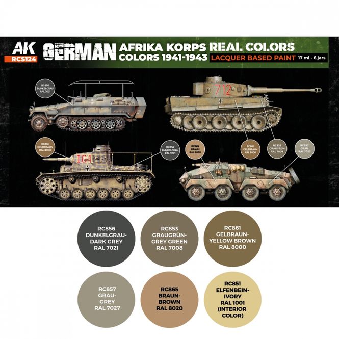 Hovedbilde AK-Interactive RCS124 German Afrika Korps Colors ...