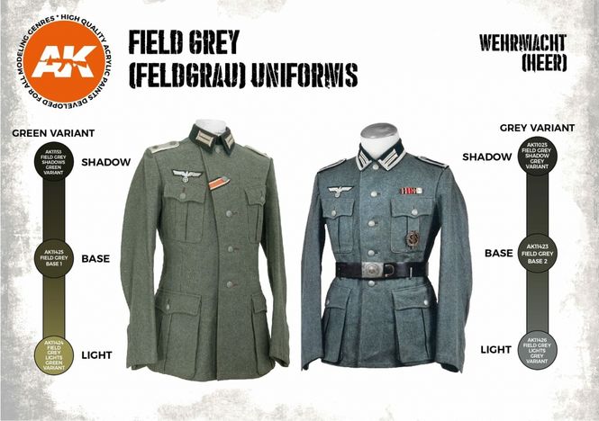 Hovedbilde AK-Interactive AK 11627 FIELD GREY (FELDGRAU) ...