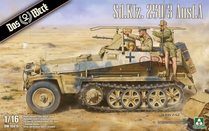 Main Image Das Werk 1:16 - Sd.Kfz. 250/3 Ausf. A (DW16019)