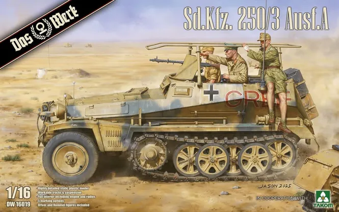 Hovedbilde Das Werk 1:16 - Sd.Kfz. 250/3 Ausf. A (DW16019)