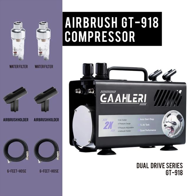 Hovedbilde Gaahleri Dual Drive Series Airbrush Air ...