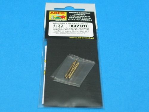 2 standard barrels for aircraft Browning M2 - Aber Models