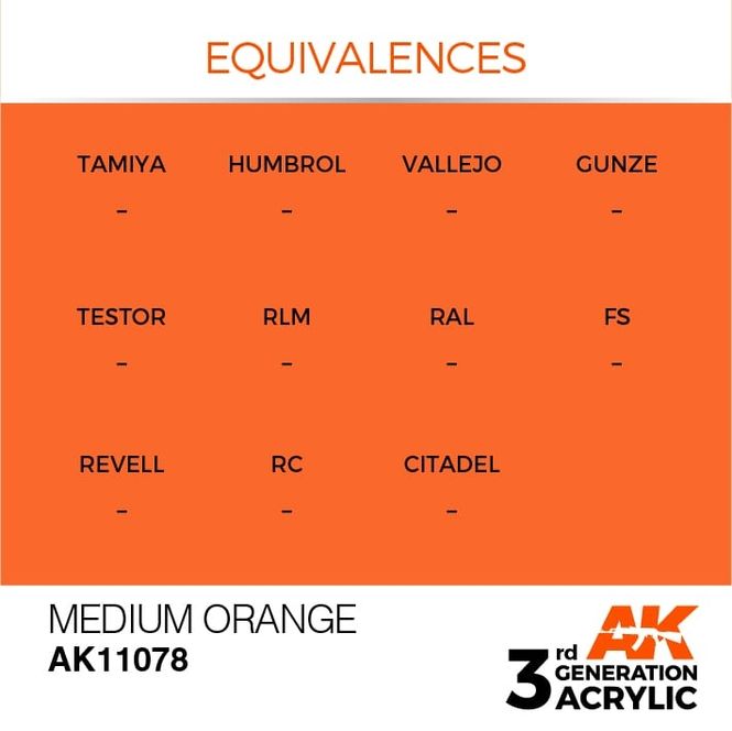 Hovedbilde Medium Orange 17ml