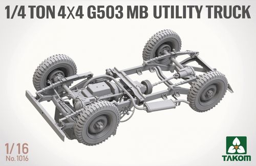 Takom 1:16 - 1/4 Ton 4x4 G503 MB Utility Truck (1016)