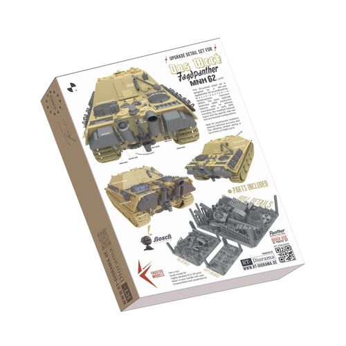 Faustus Models 1:35 - FM35010 Jagdpanther G2 [MNH-Late] Detail Set for Das Werk