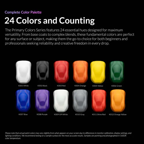 Kaleido - 12 Primary Colors Set