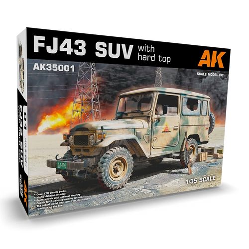 AK Interactive 1:35 - FJ43 SUV With Hard Top 35001