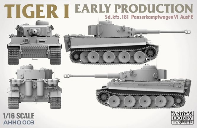 Hovedbilde AHHQ/Takom 1:16 - Tiger I Early Production