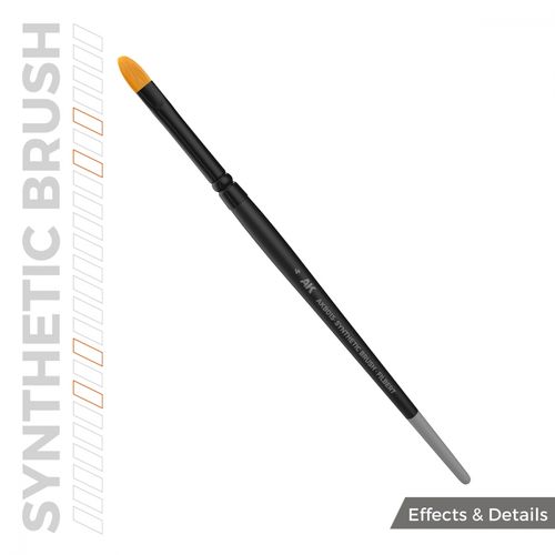 AK-Interactive B015 AK Synthetic Brush - Filbert 4