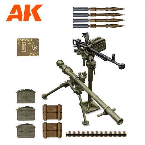 AK-Interactive 1:35 - Infantry Support Weapon DShKM & SPG-9 ( 35005)