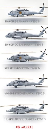 HS Models 1:350 - Sikorsky HH-60 H Rescue Hawk
