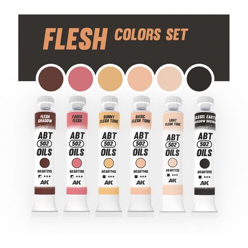 AK-Interactive AKABT301 Flesh Colors Set
