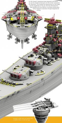 Border Model 1:350 - Yamato - Imperial Japanese Navy Battleship