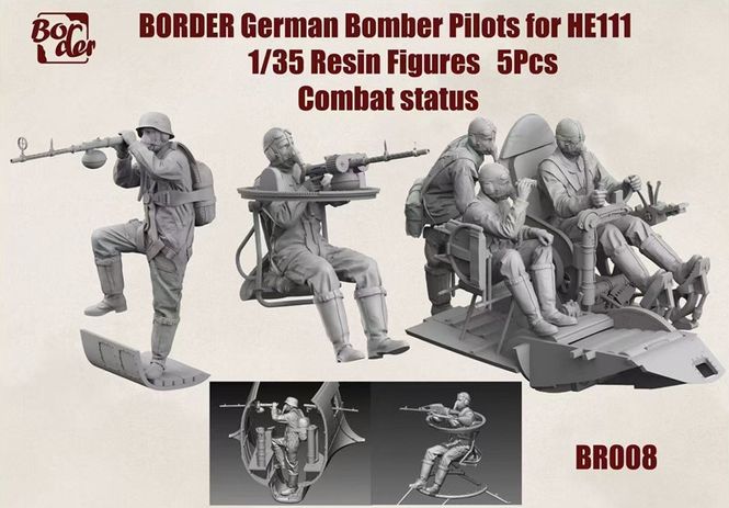 Main Image Border Model 1:35 - German Bomber Pilots for He ...