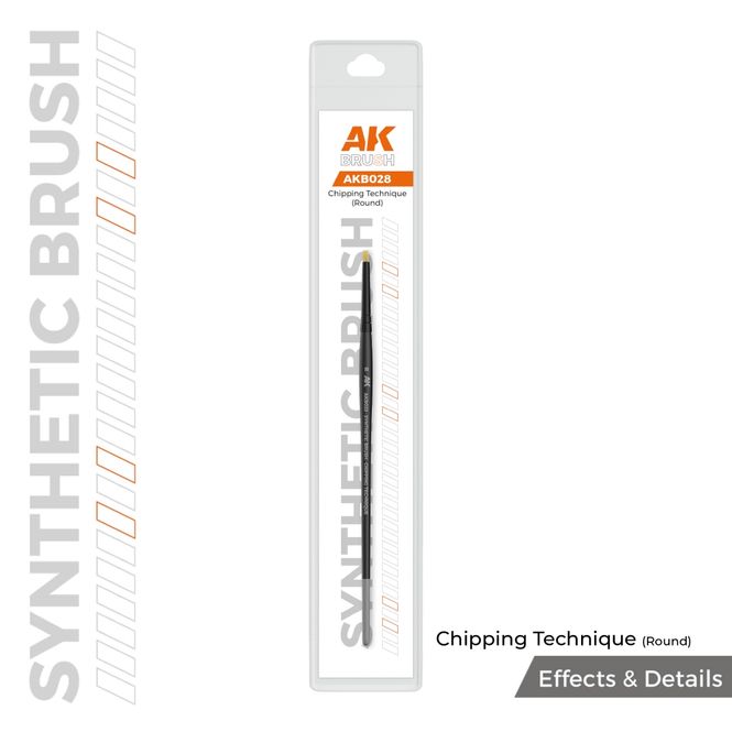 Hovedbilde AK-Interactive AKB028 Chipping Technique (Round) ...
