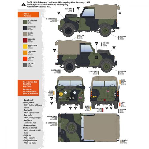 AK-Interactive 1:35 - Land Rover 88 Series IIA Rover 8 35012