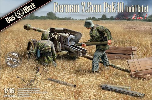 Das Werk 1:16 - German 7,5cm PaK40 (mid/late)