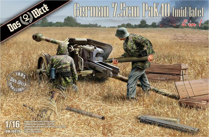 Hovedbilde Das Werk 1:16 - German 7,5cm PaK40 (mid/late)