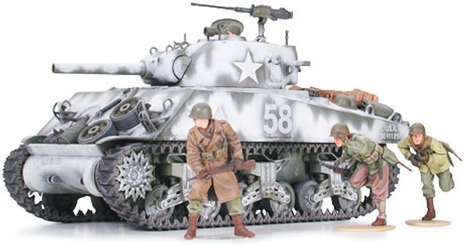 Main Image Tamiya 1:35 - U.S Medium Tank M4A3 Sherman 105mm ...