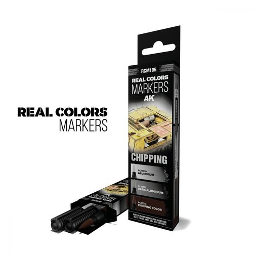 AK Real Colors Markers - Chipping - 3 markers