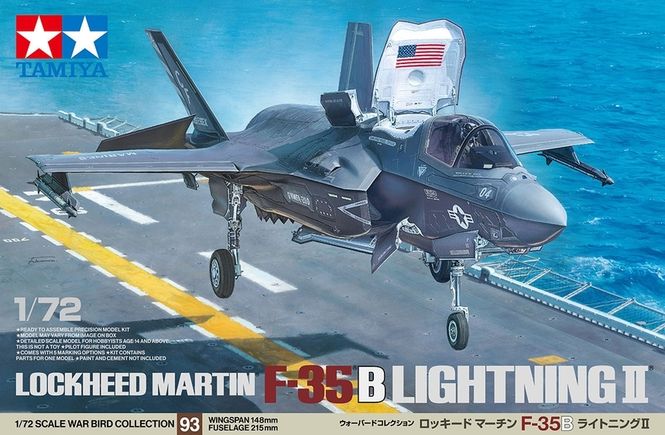 Main Image Tamiya 1:72 - Lockheed Martin F-35B Lightning II