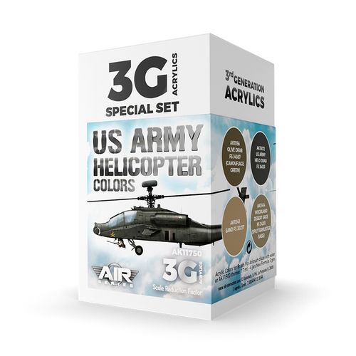 AK-Interactive AK11750 US Army Helicopter Colors