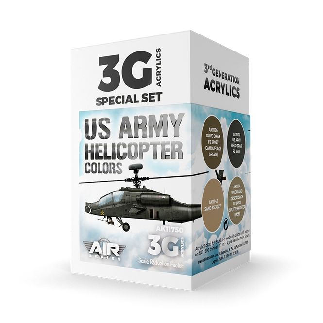 Hovedbilde AK-Interactive AK11750 US Army Helicopter Colors