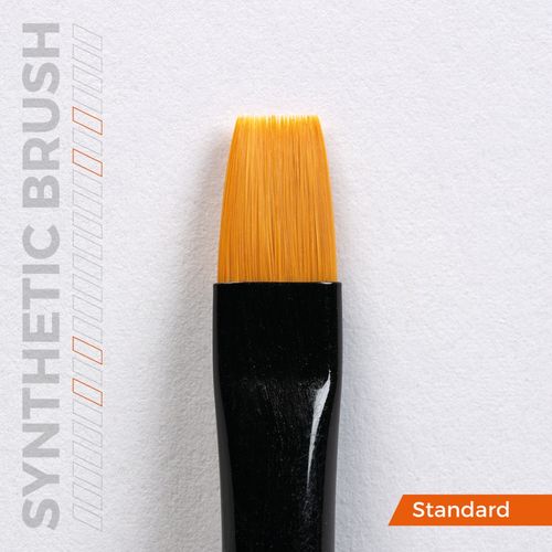 AK-Interactive B003 AK Synthetic Brush - Flat 4