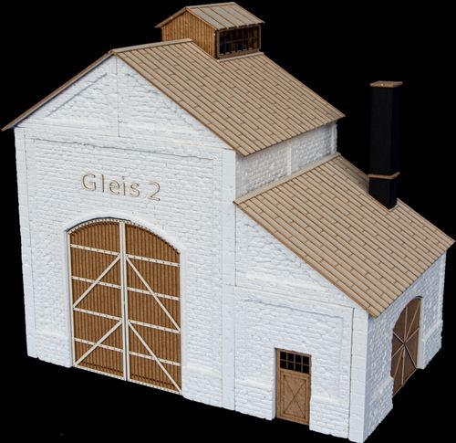 RT-Diorama 35020 Locomotive Shed (Modular System) (1:35)