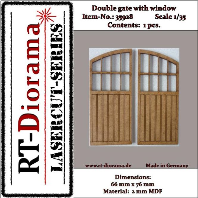 Hovedbilde RT-Diorama 1:35 - 35928 Double Door with Window