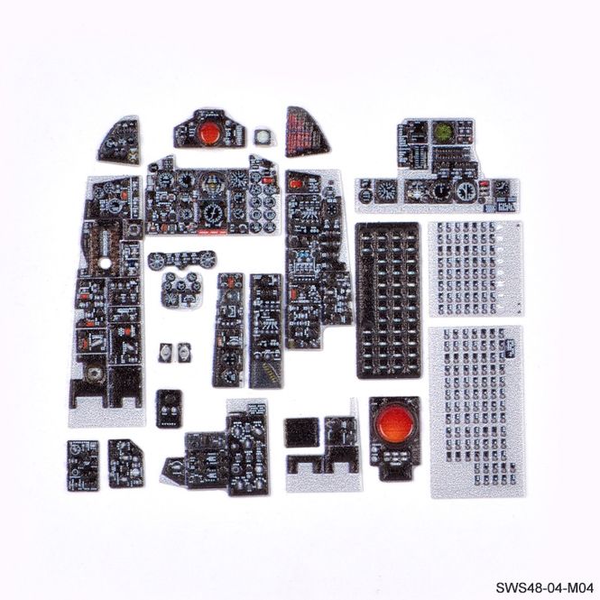 Hovedbilde SWS48-04-M04 F-4J 3D Acrylic Instrument Panels ...