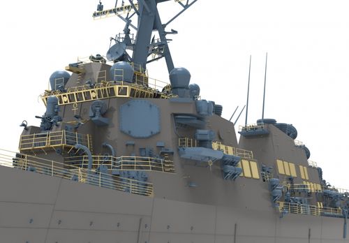 HS Models 1:200 - USS Curtis Wilbur (DDG-54) - Upgrade Full Set (for I Love Kit kits)